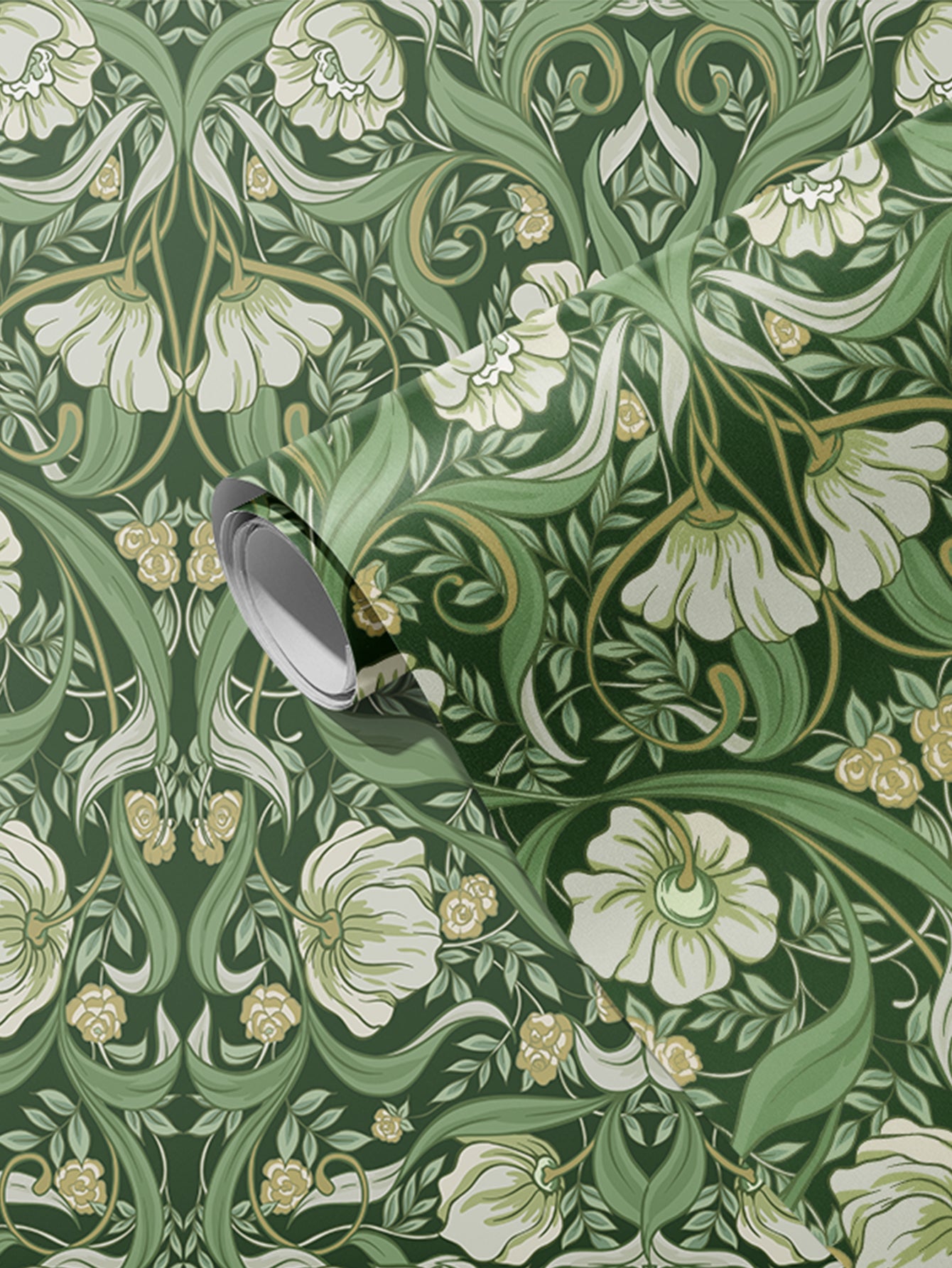 Vintage Floral Peel and Stick Wallpaper