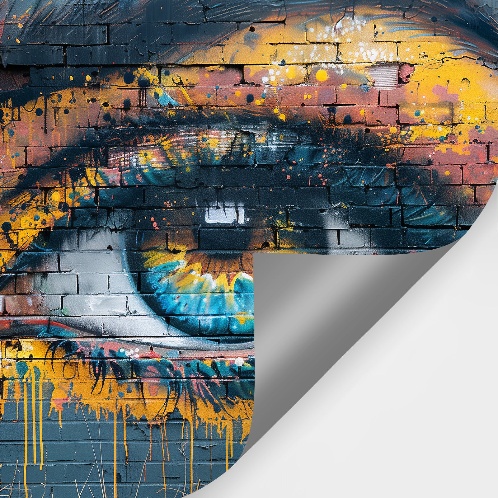 Abstract Eye Peel and Stick Wall Mural