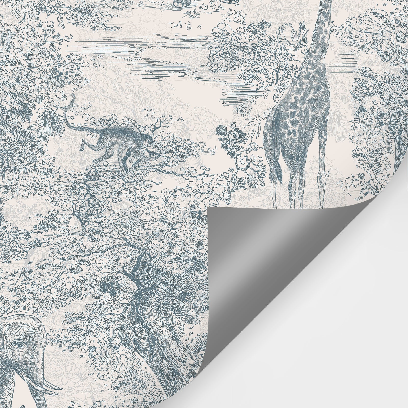 Animal Forest Party Peel and Stick Wall Mural