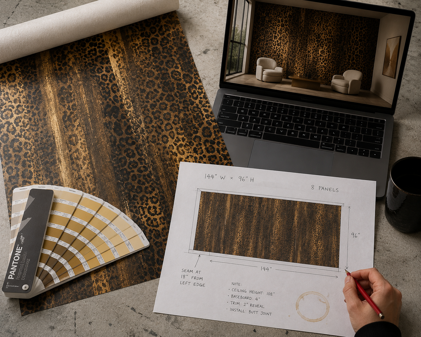 How to Source Custom Peel and Stick Wall Murals for Your Interior Design Studio