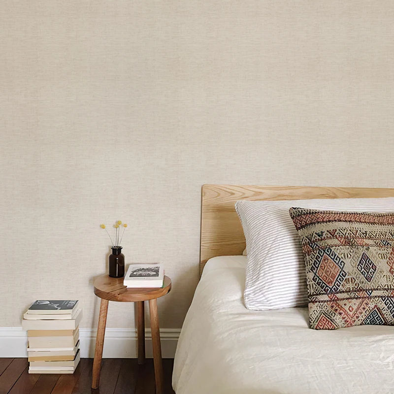 Minimalist Linen Texture Wallpaper