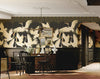 Soaring Cranes Peel and Stick Wall Mural
