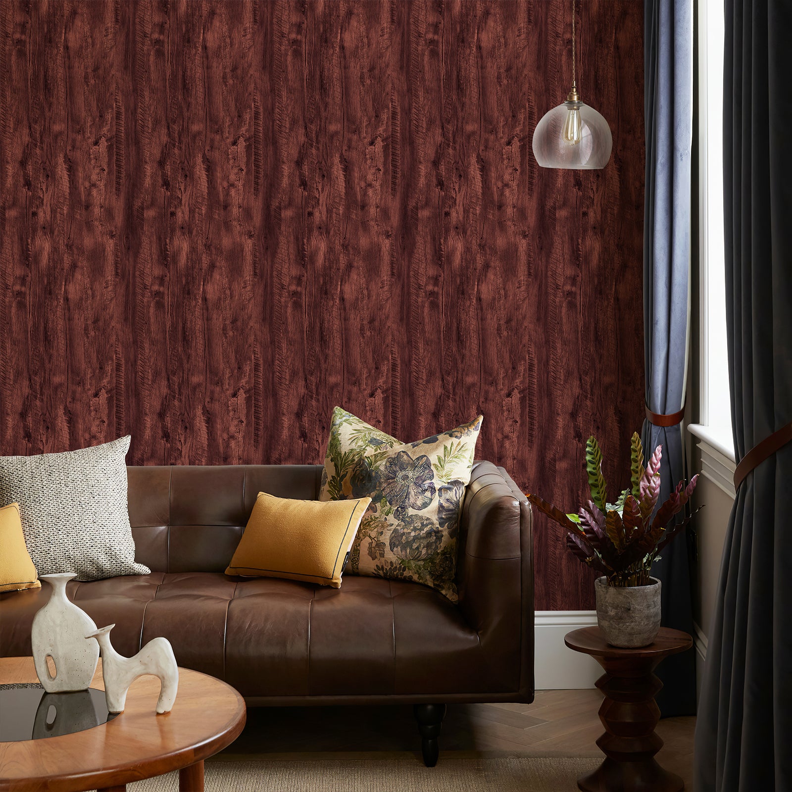 Natural Oak Vintage Wood Peel and Stick Wallpaper