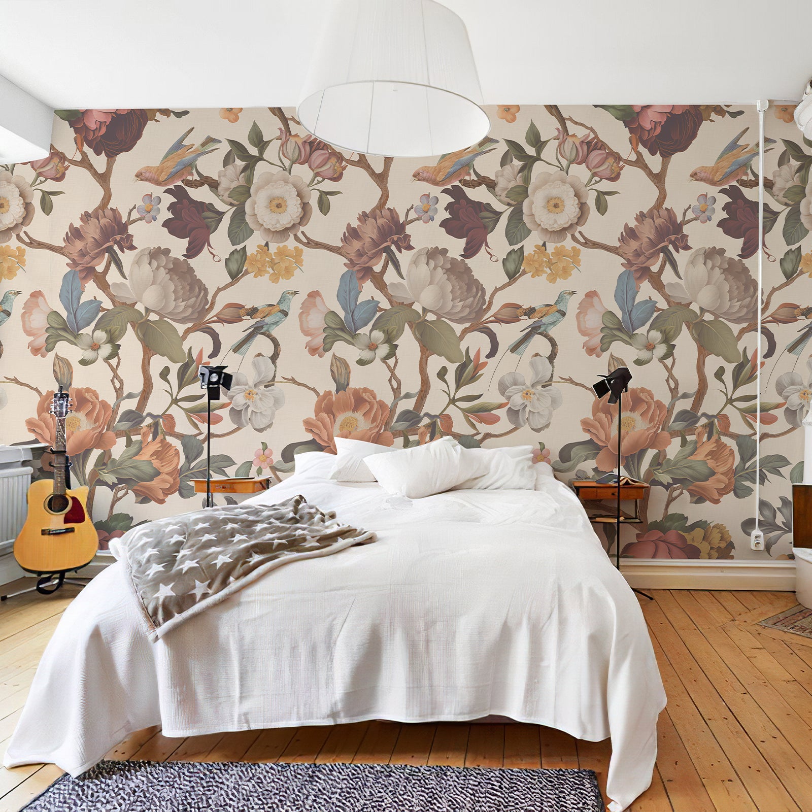 Floral Branches Peel and Stick Wall Mural