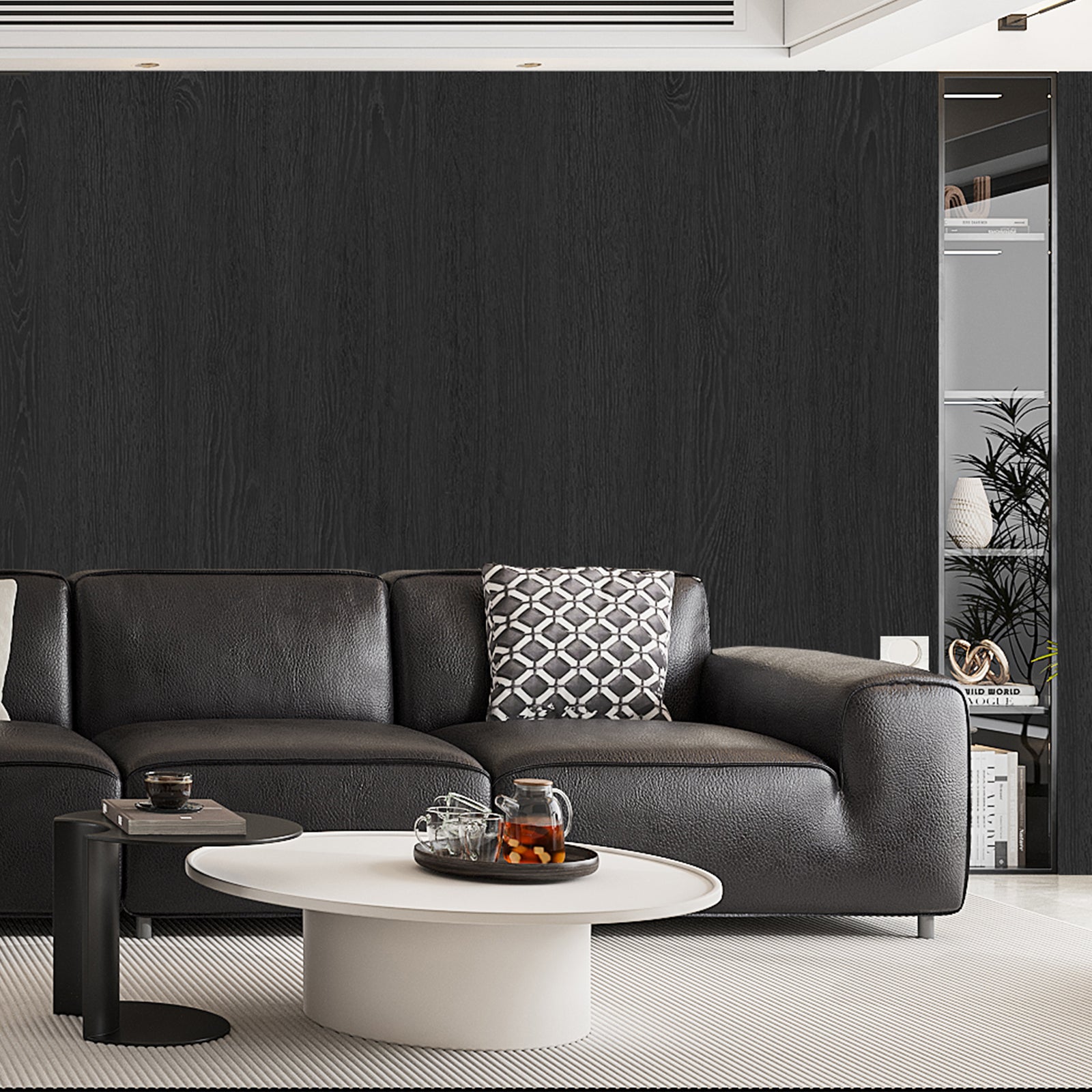 Muti-Color Wood Grain Peel and Stick Wallpaper