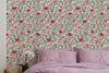 Pink Pomegranate Peel and Stick Wallpaper