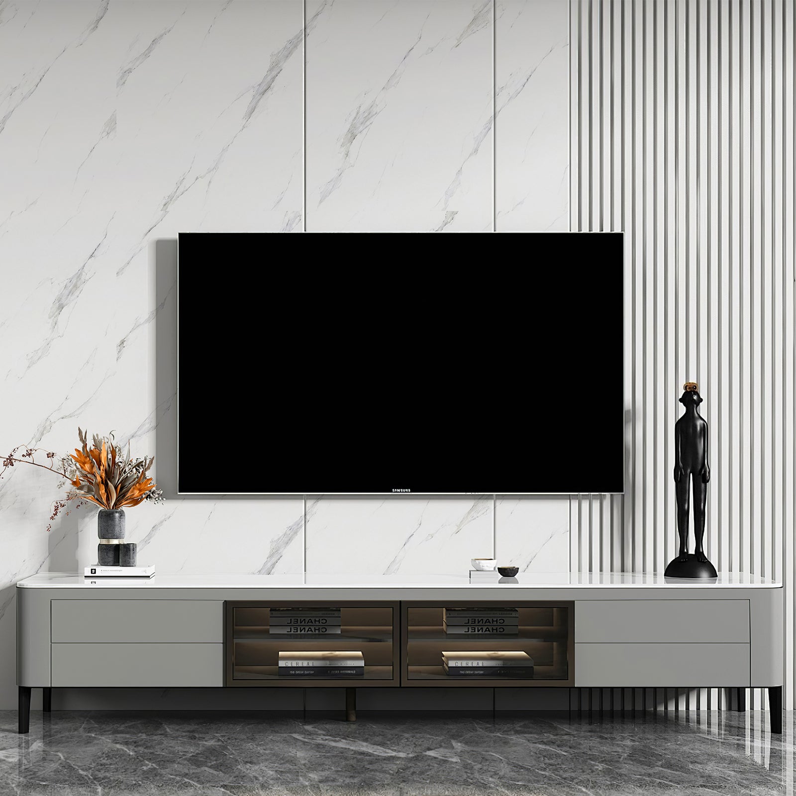 Marble Veined Peel and Stick Wallpaper