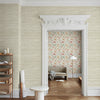Grasscloth Woven Removable Peel and Stick Wallpaper