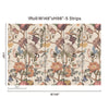 Beige Floral Branches Peel and Stick Wall Mural