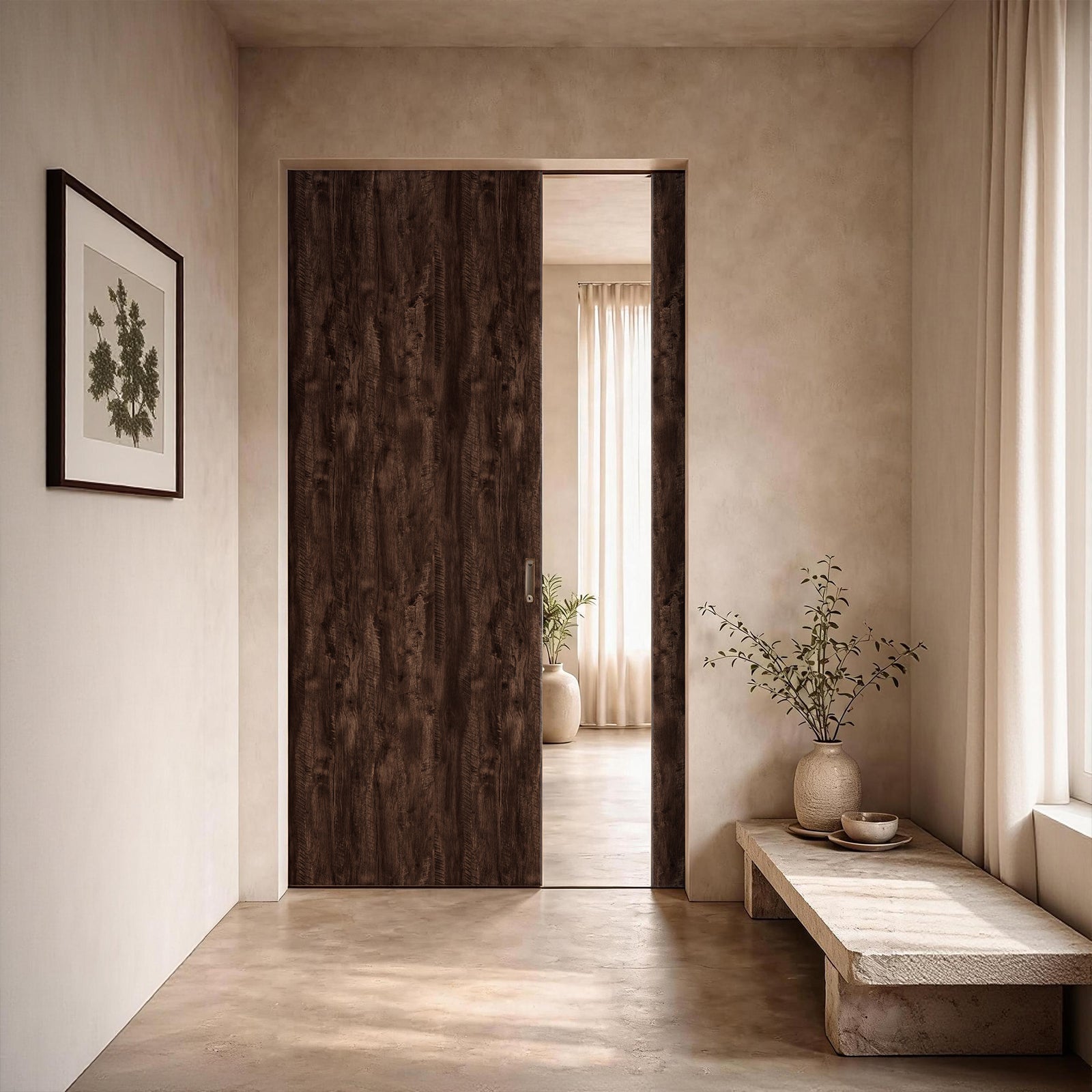 Natural Oak Vintage Wood Peel and Stick Wallpaper