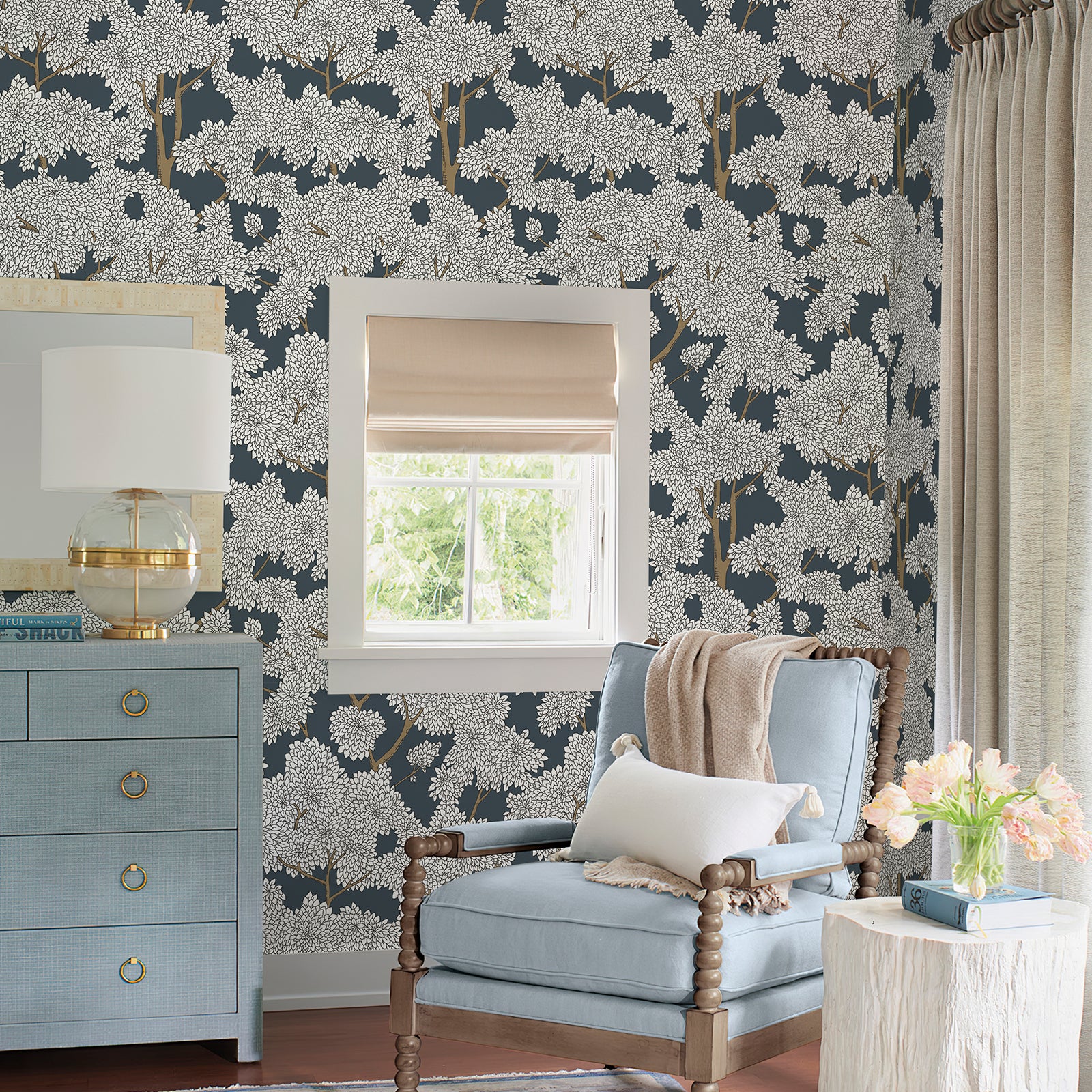 Whispering Leaves Wallpaper