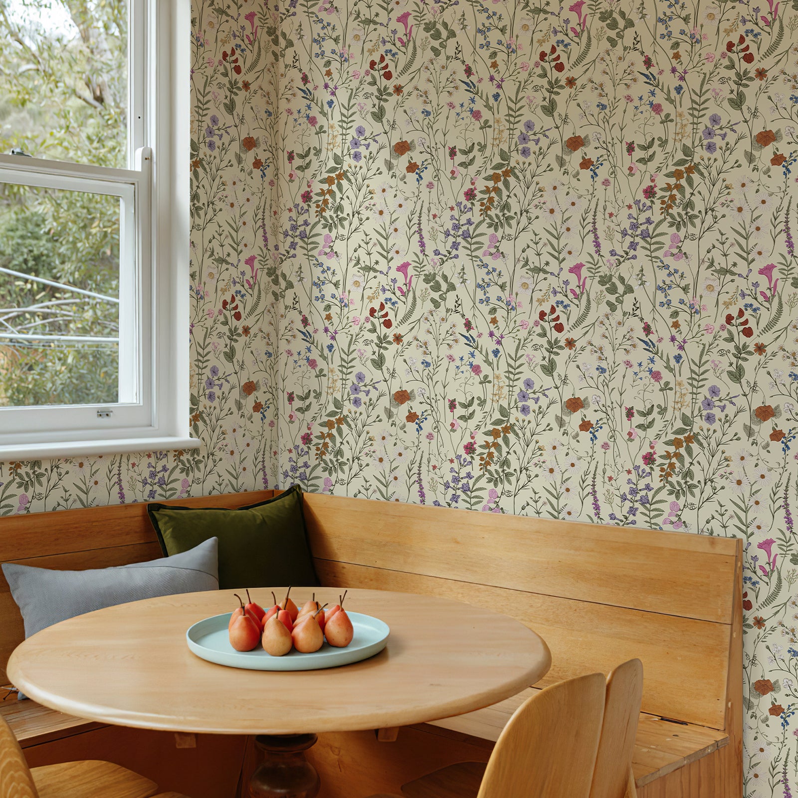 Wildflower Botanical Peel and Stick Wallpaper