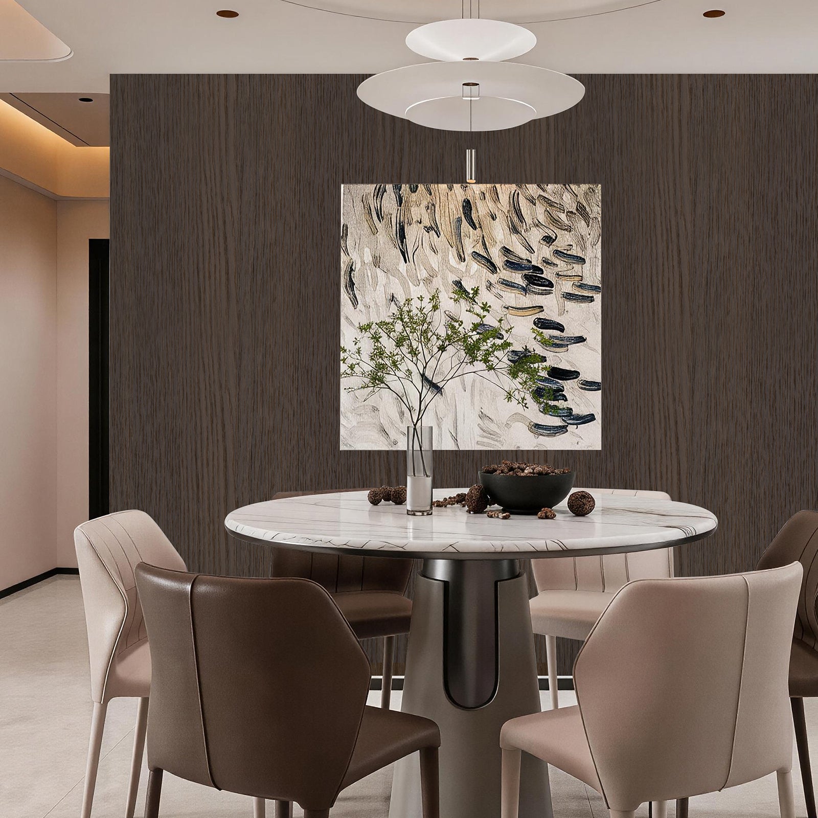 Muti-Color Wood Grain Peel and Stick Wallpaper