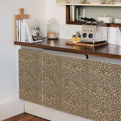 JIFFDIFF Leopard Print Peel and Stick Wallpaper