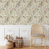 Wildwood Farm Wildflower Peel and Stick Wallpaper