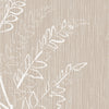 Neutral Botanical Linen Wallpaper