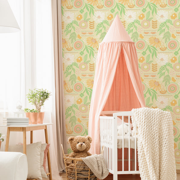 Boho Sun Flora Tapete