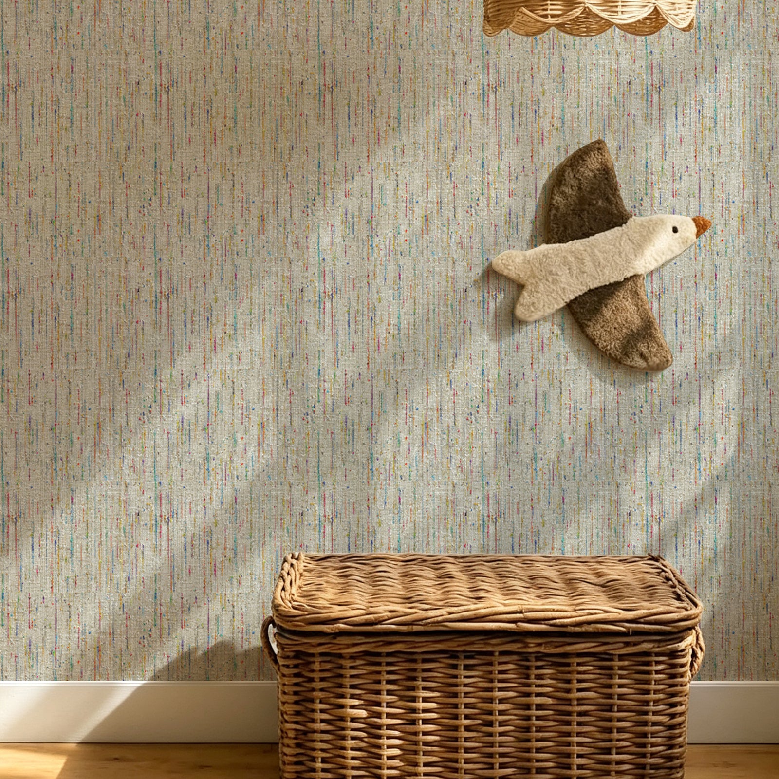 Fabric texture Peel and Stick Wallpaper