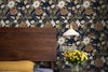 Vintage Farmhouse Botanical Renter Friendly Wallpaper