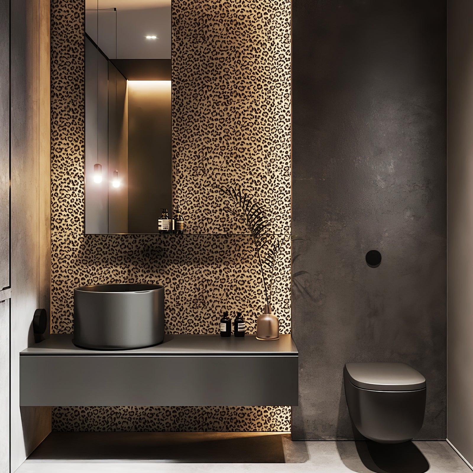 JIFFDIFF Leopard Print Peel and Stick Wallpaper