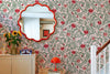 Pink Pomegranate Peel and Stick Wallpaper