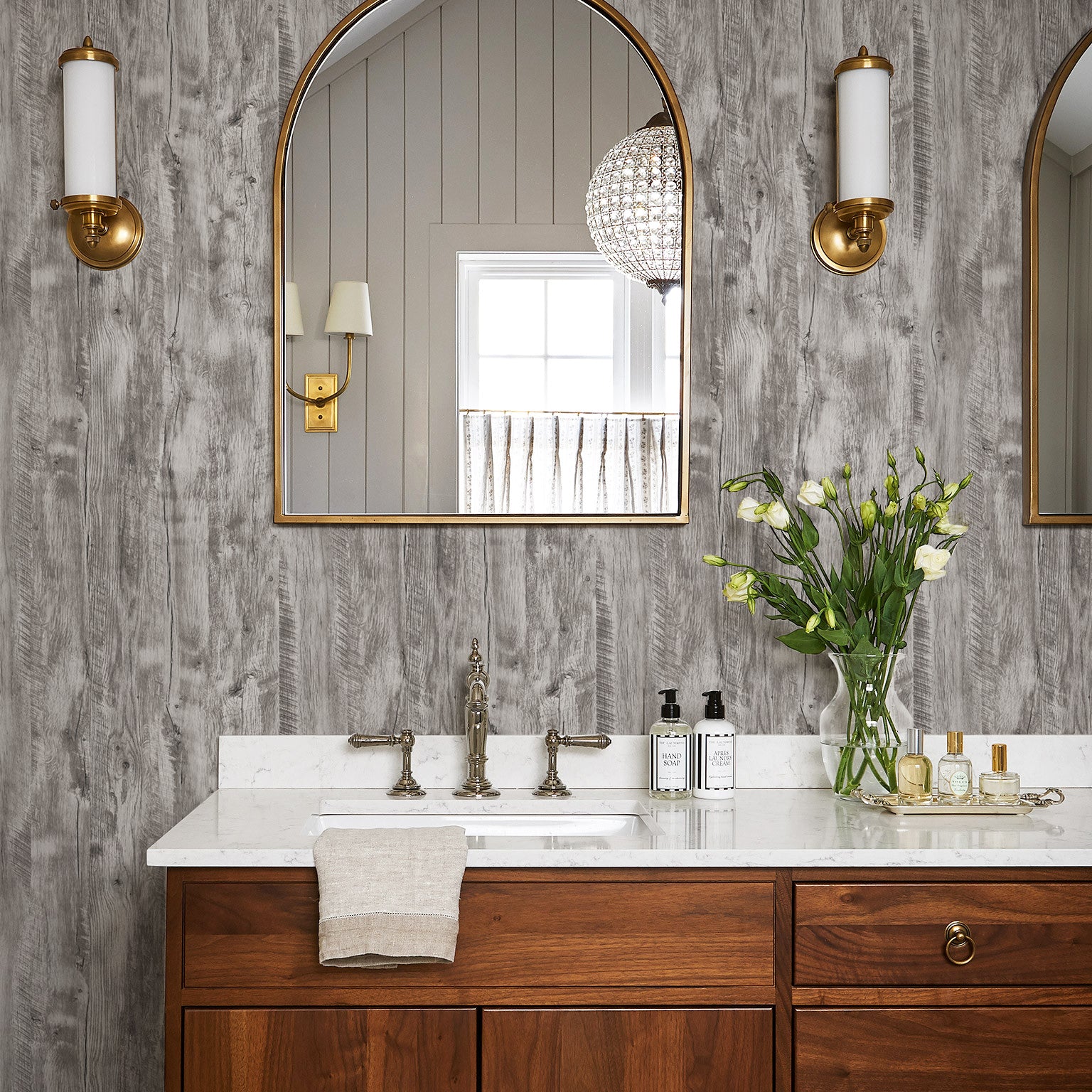 Natural Oak Vintage Wood Peel and Stick Wallpaper