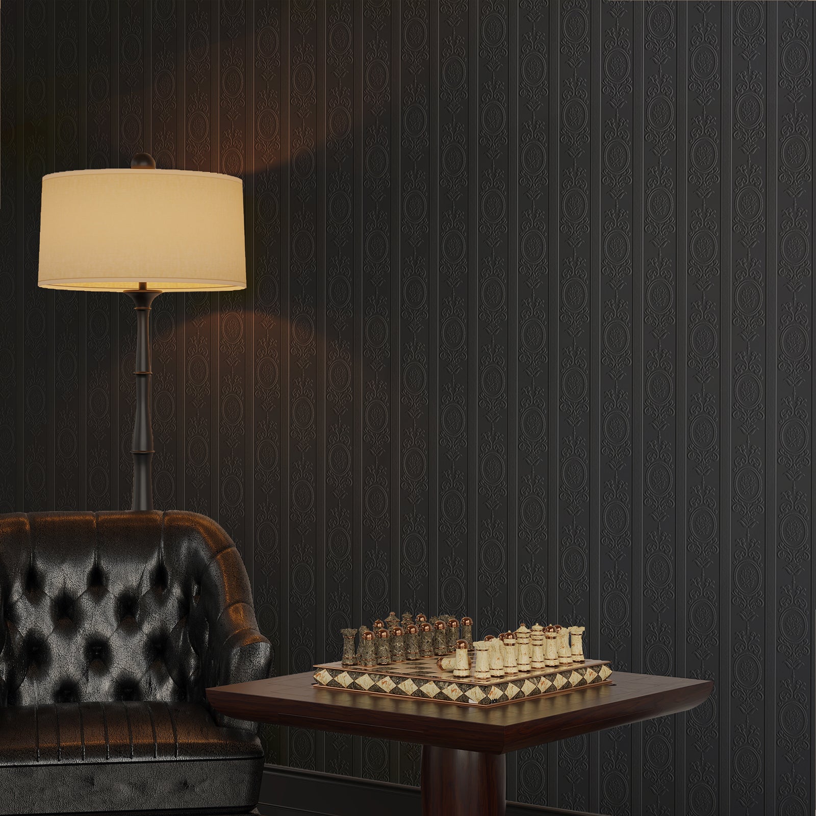 Muti-Color Rococo Peel and Stick Wallpaper