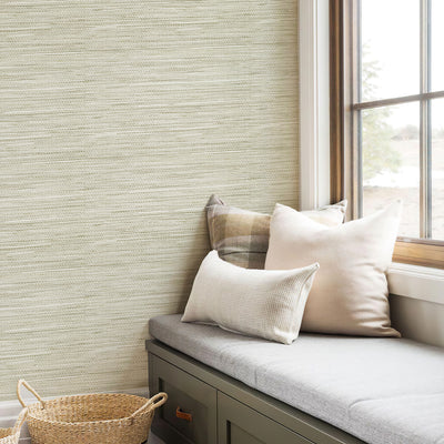 Grasscloth Woven Removable Peel and Stick Wallpaper