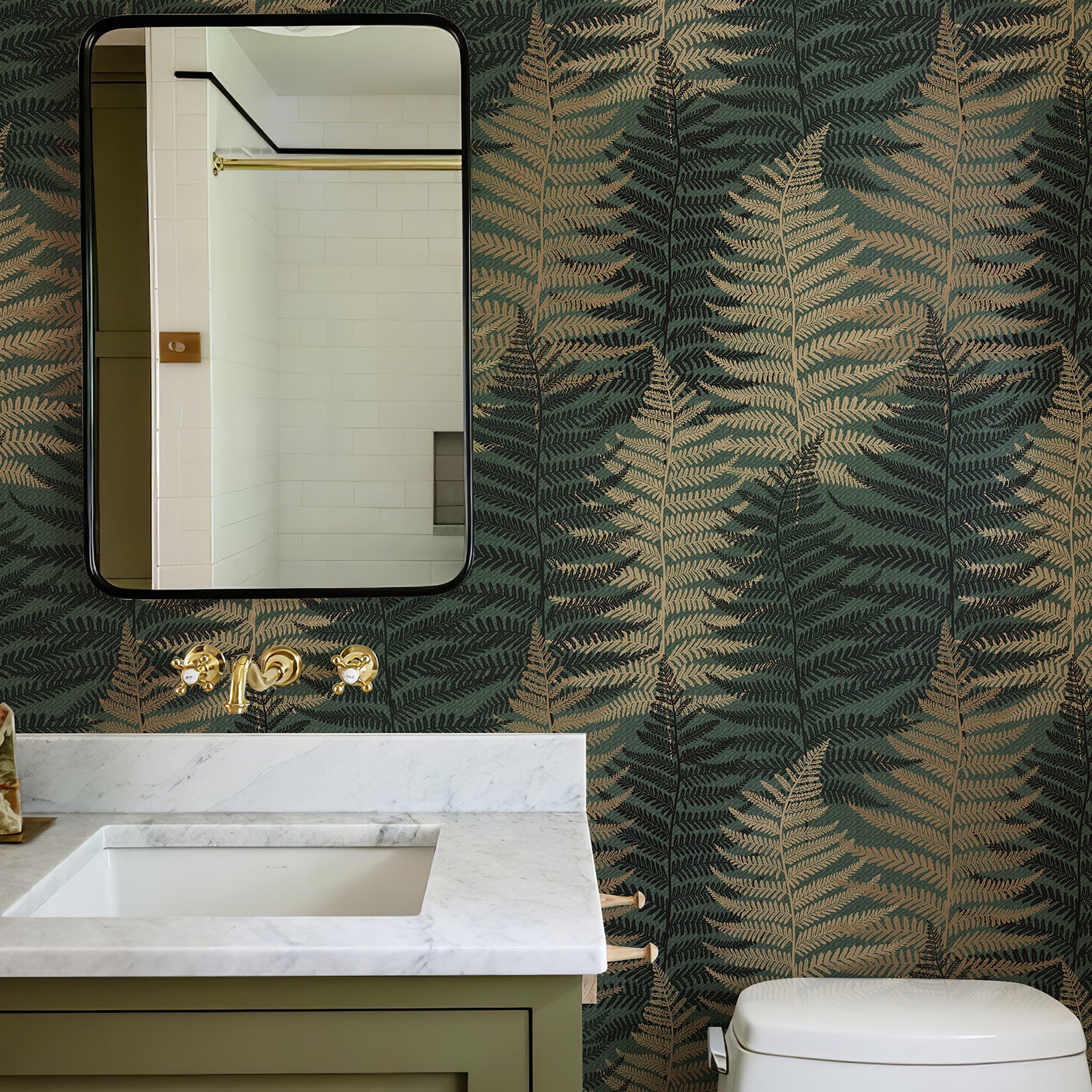 Fern Leaf Botanical Peel and Stick Wallpaper