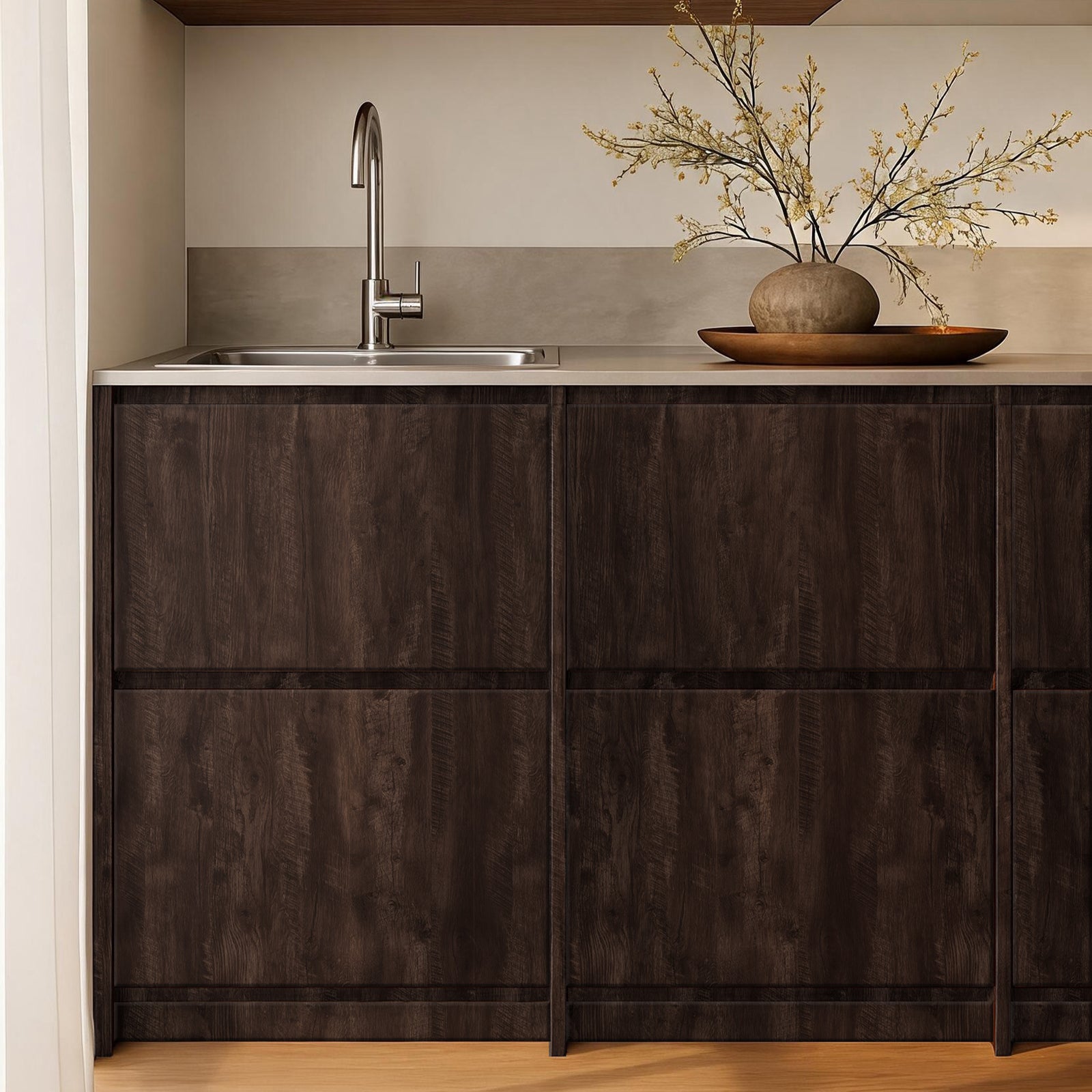 Natural Oak Vintage Wood Peel and Stick Wallpaper