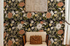 Vintage Farmhouse Botanical  Renter Friendly Wallpaper