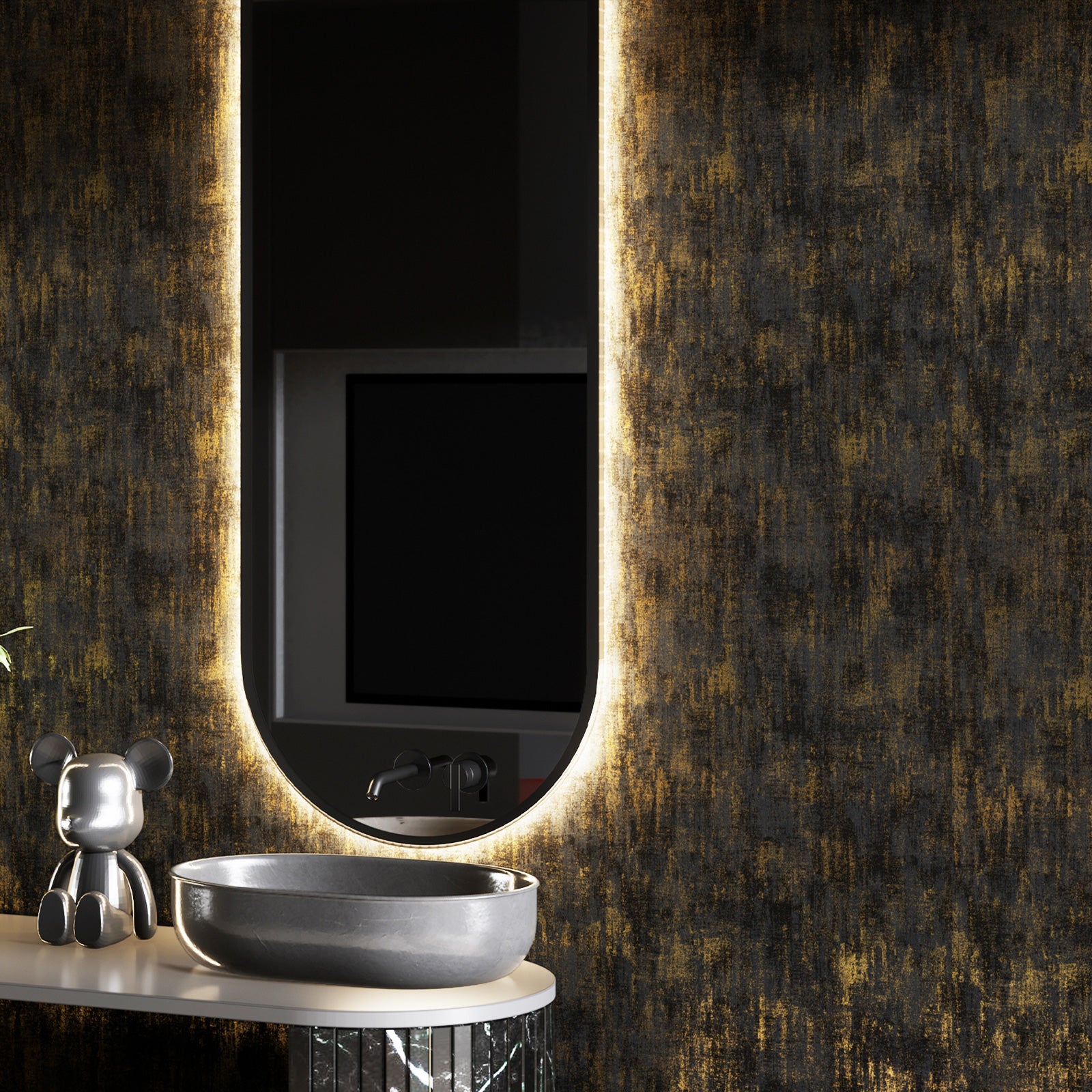 Industrial Style Peel & Stick Wallpaper