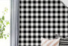 White and Black Picnic Plaid Wallpaper