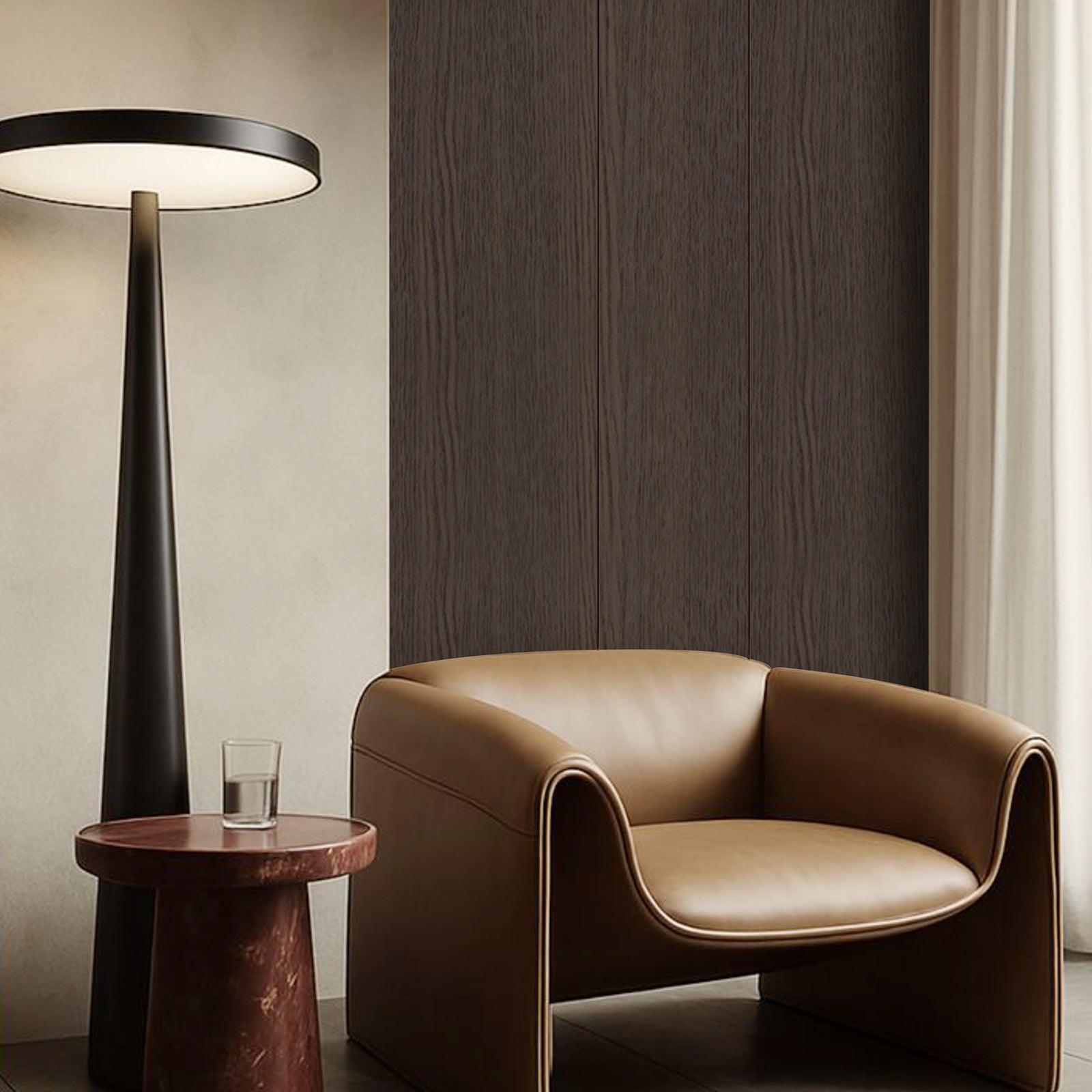 Muti-Color Wood Grain Peel and Stick Wallpaper