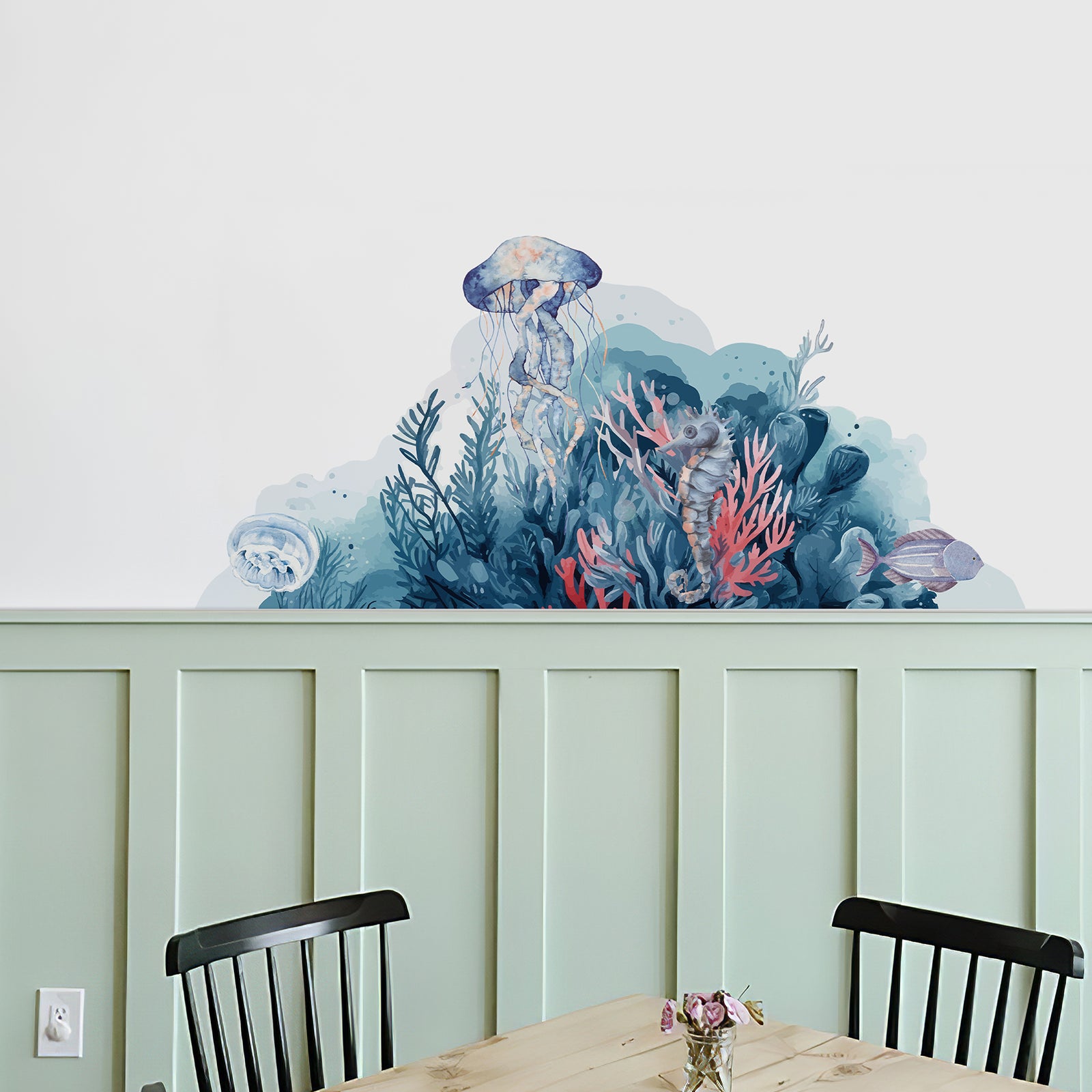 Underwater Scene Peel and Stick Wall Decal