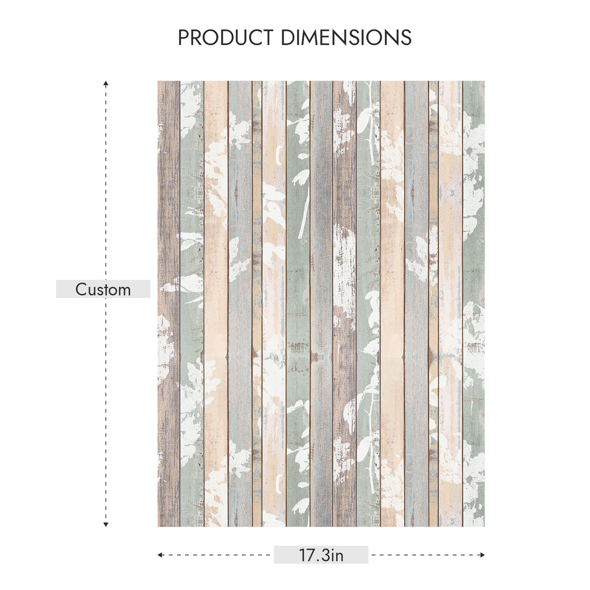 Wabi Sabi Distressed Stripe Peel and Stick Wallpaper
