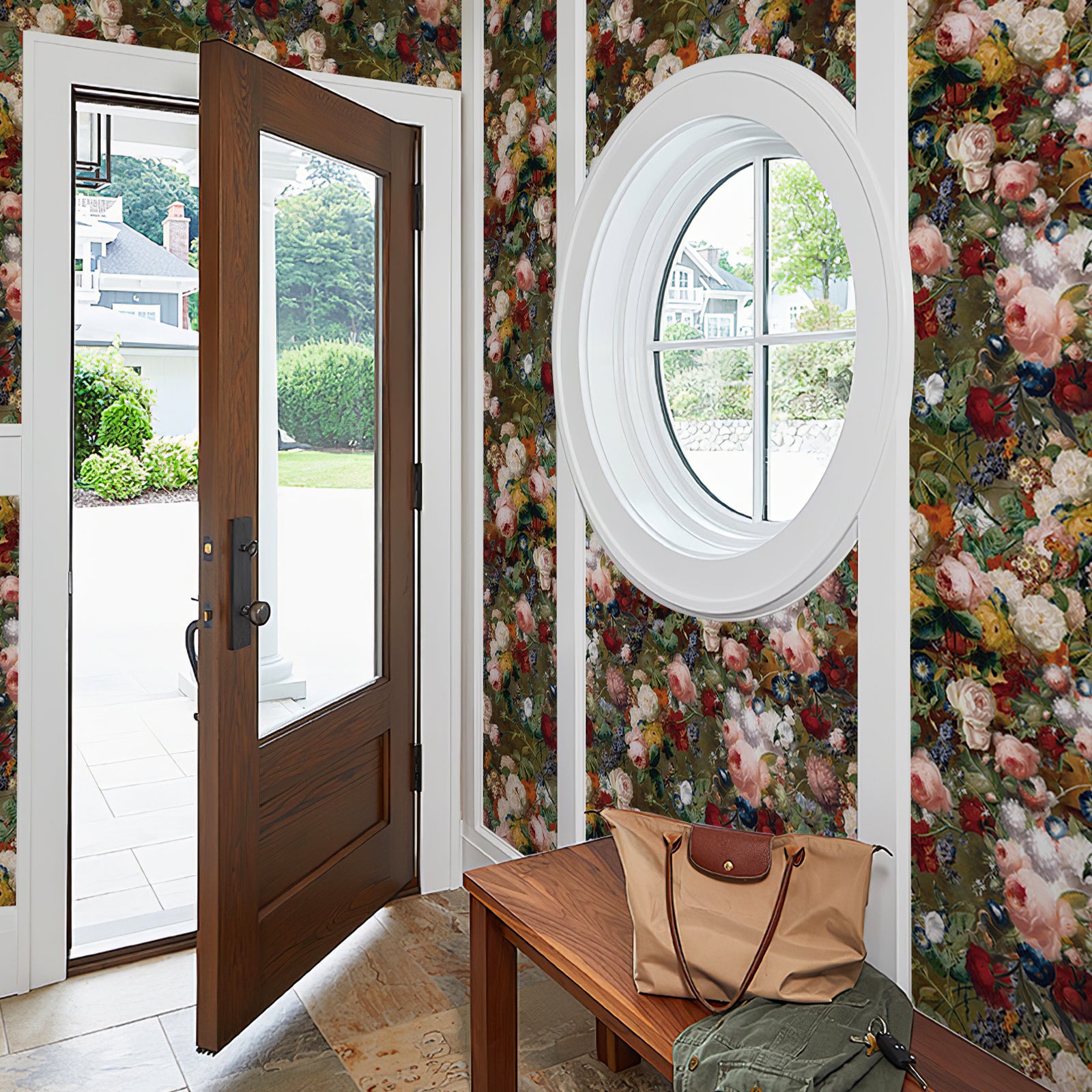 Blühende Blumen Rose Tapete