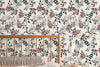 Pink Flowers Waterproof Removable Wallpaper