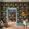 Multicolor Peony Spring Garden Peel and Stick Nursery Wallpaper