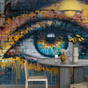 Abstract Eye Peel and Stick Wall Mural