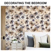 Biege Watercolor Flower Removable Peel and Stick Wallpaper