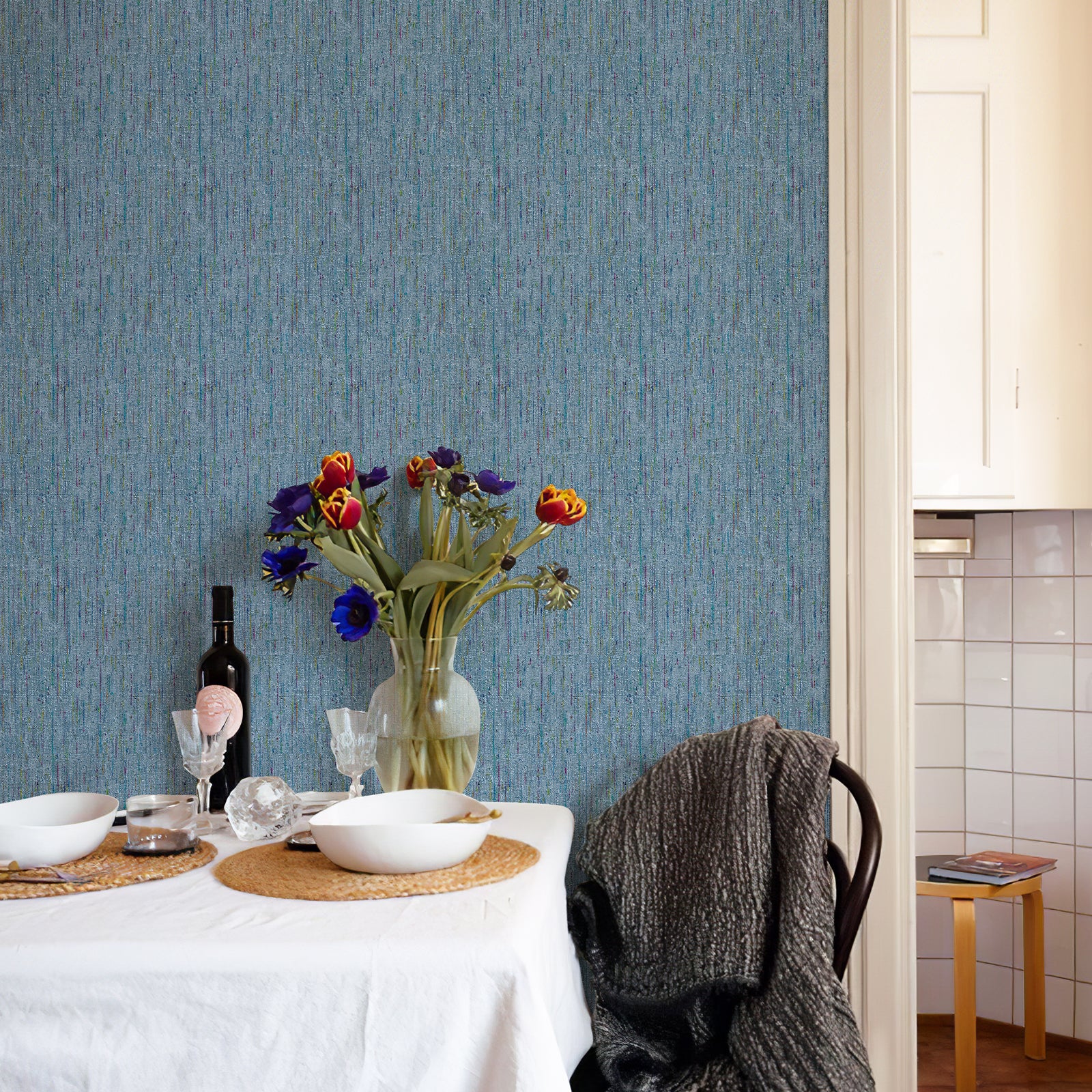 Fabric texture Peel and Stick Wallpaper