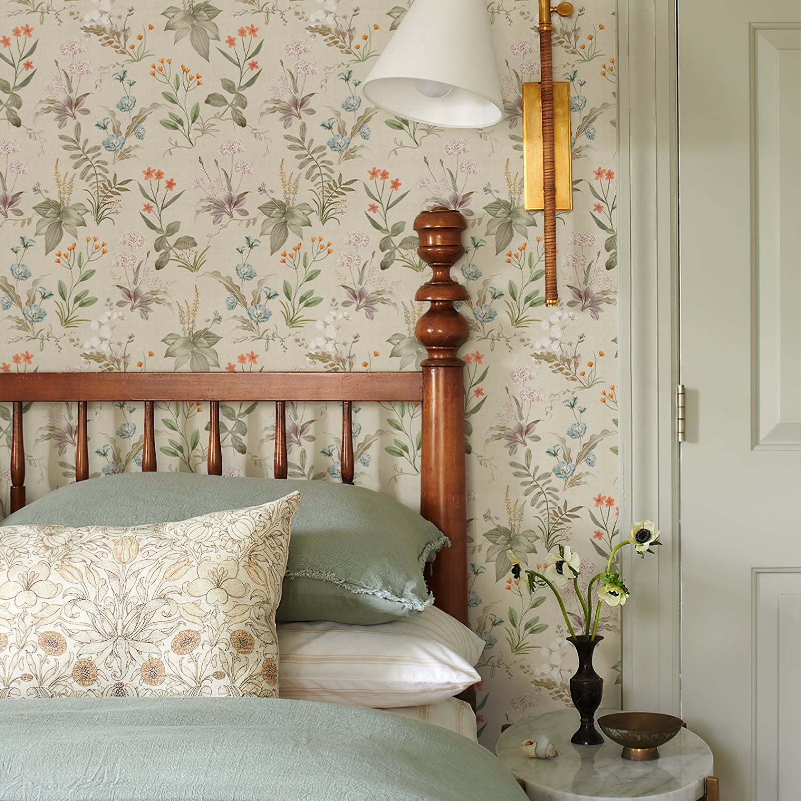 Wildflowers Botanical Wallpaper