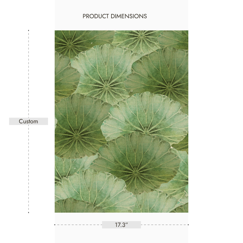 Lotus flowers in the clear water Pattern Peel and Stick Wallpaper