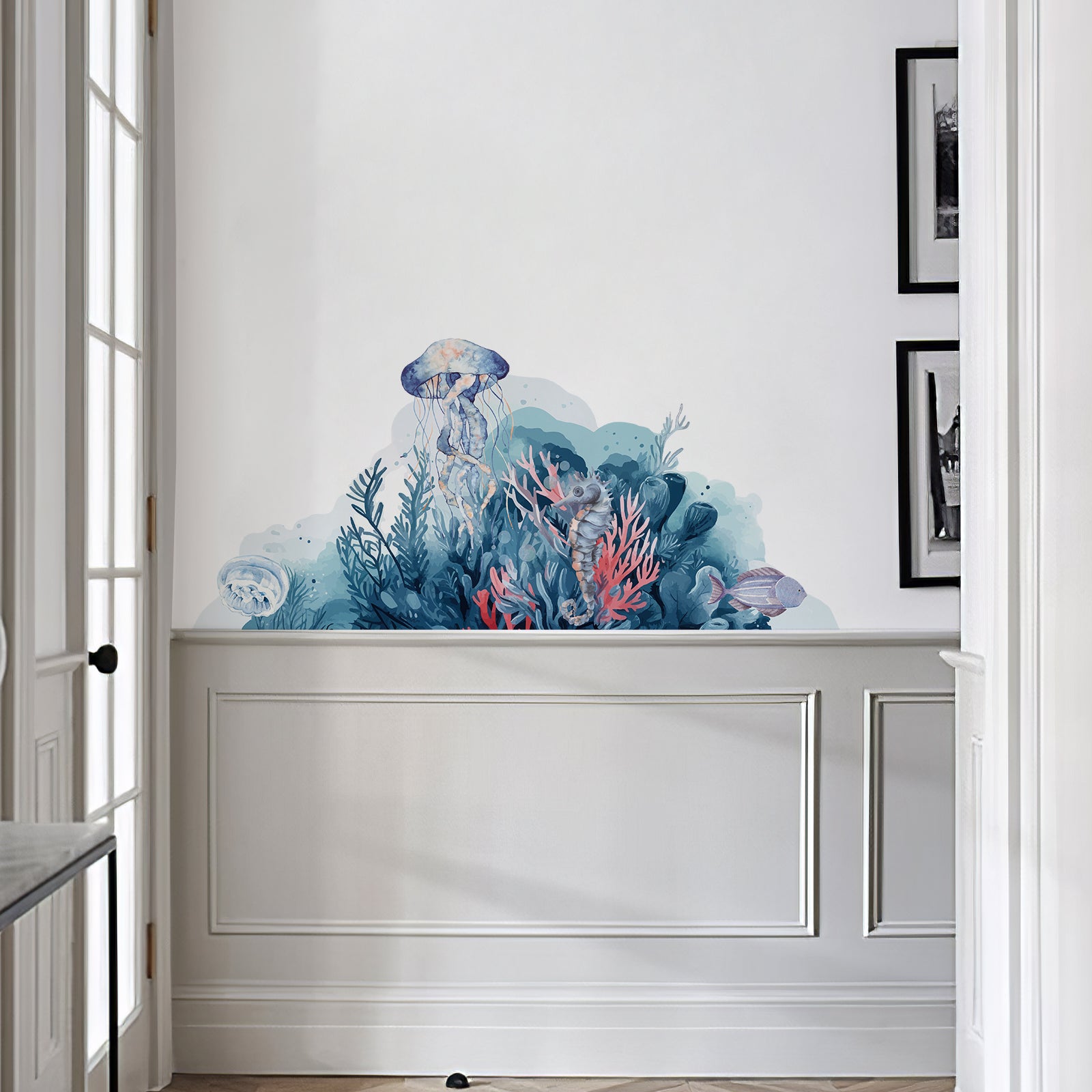 Underwater Scene Peel and Stick Wall Decal