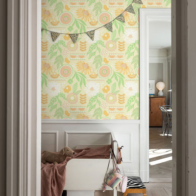 Boho Sun Flora Tapete