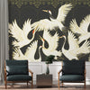 Soaring Cranes Peel and Stick Wall Mural