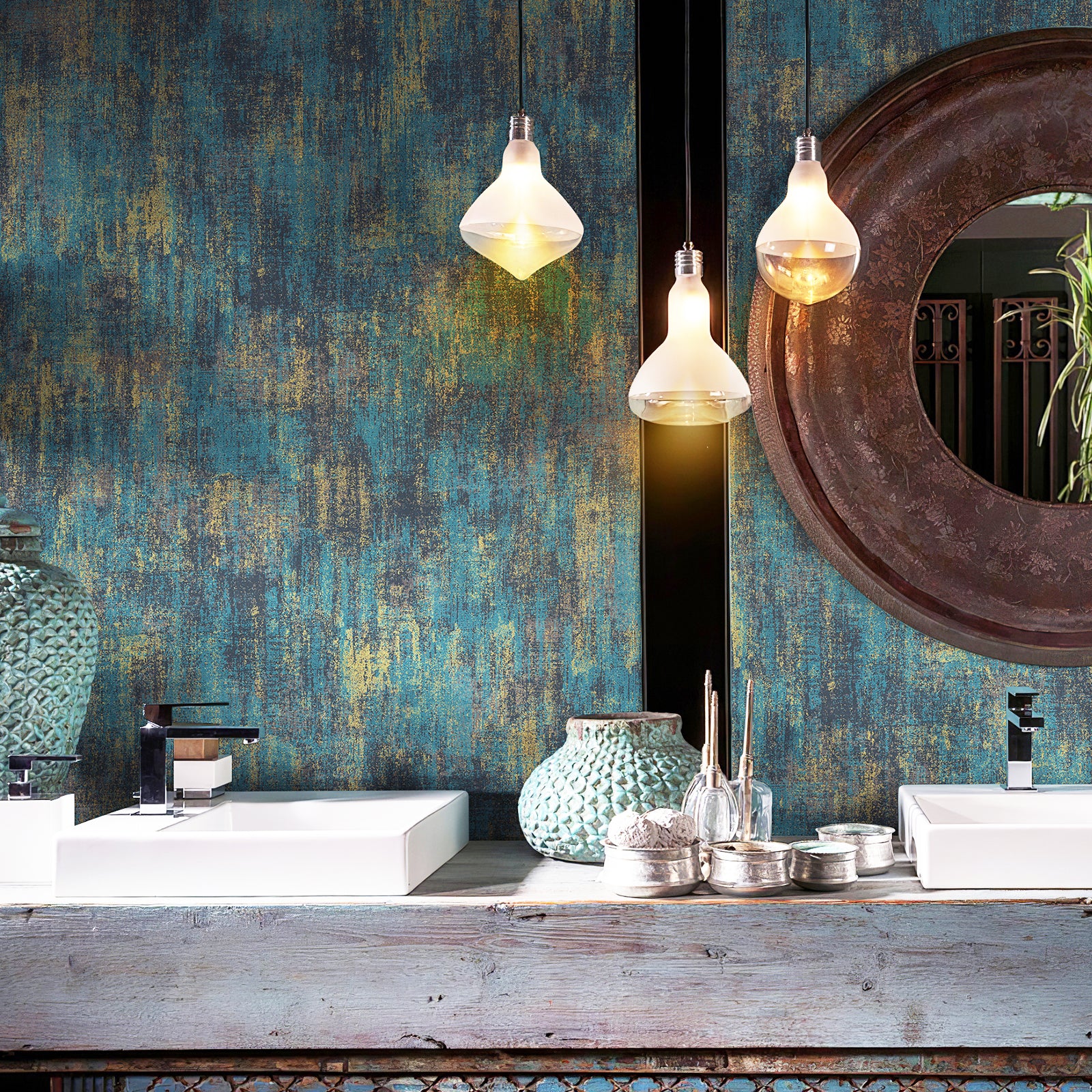 Industrial Style Peel and Stick Wallpaper