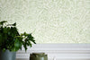 Vintage Green Leaf Botanical  Wallpaper