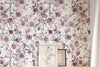 Key&Pink Purple Floral Watercolor Wallpaper